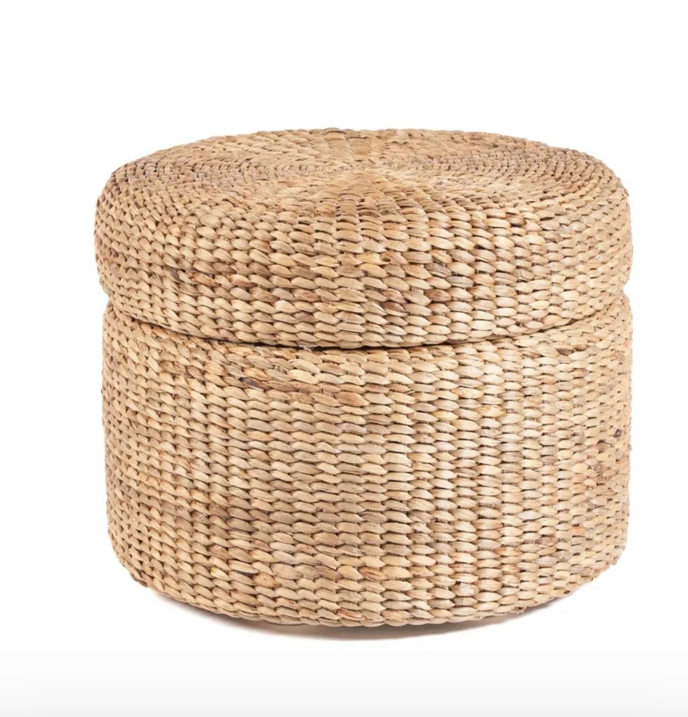 De Circle Storage Ottoman -Naturel - Poef - Bazar Bizar - livinglovely.nl