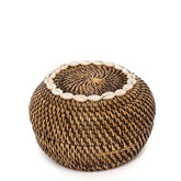 De Colonial Peek-a-Boo Mand - Naturel Bruin - S , Mand , Bazar Bizar , livinglovely.nl