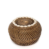 De Colonial Peek-a-Boo Mand - Naturel Bruin - S , Mand , Bazar Bizar , livinglovely.nl