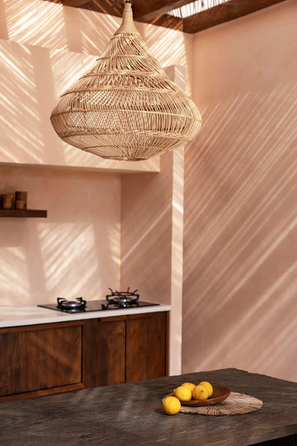 De Drop Hanglamp - Naturel - L , Hanglamp , Bazar Bizar , livinglovely.nl