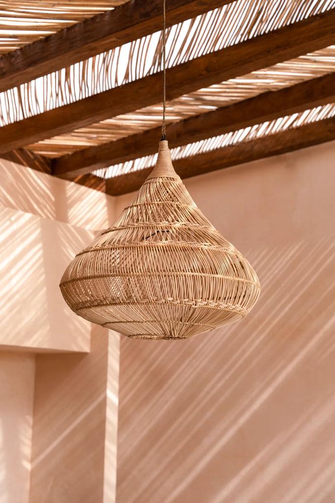 De Drop Hanglamp - Naturel - M , Hanglamp , Bazar Bizar , livinglovely.nl