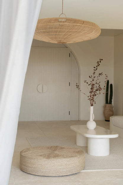 De enorme poef - naturel - Poef - Bazar Bizar - livinglovely.nl