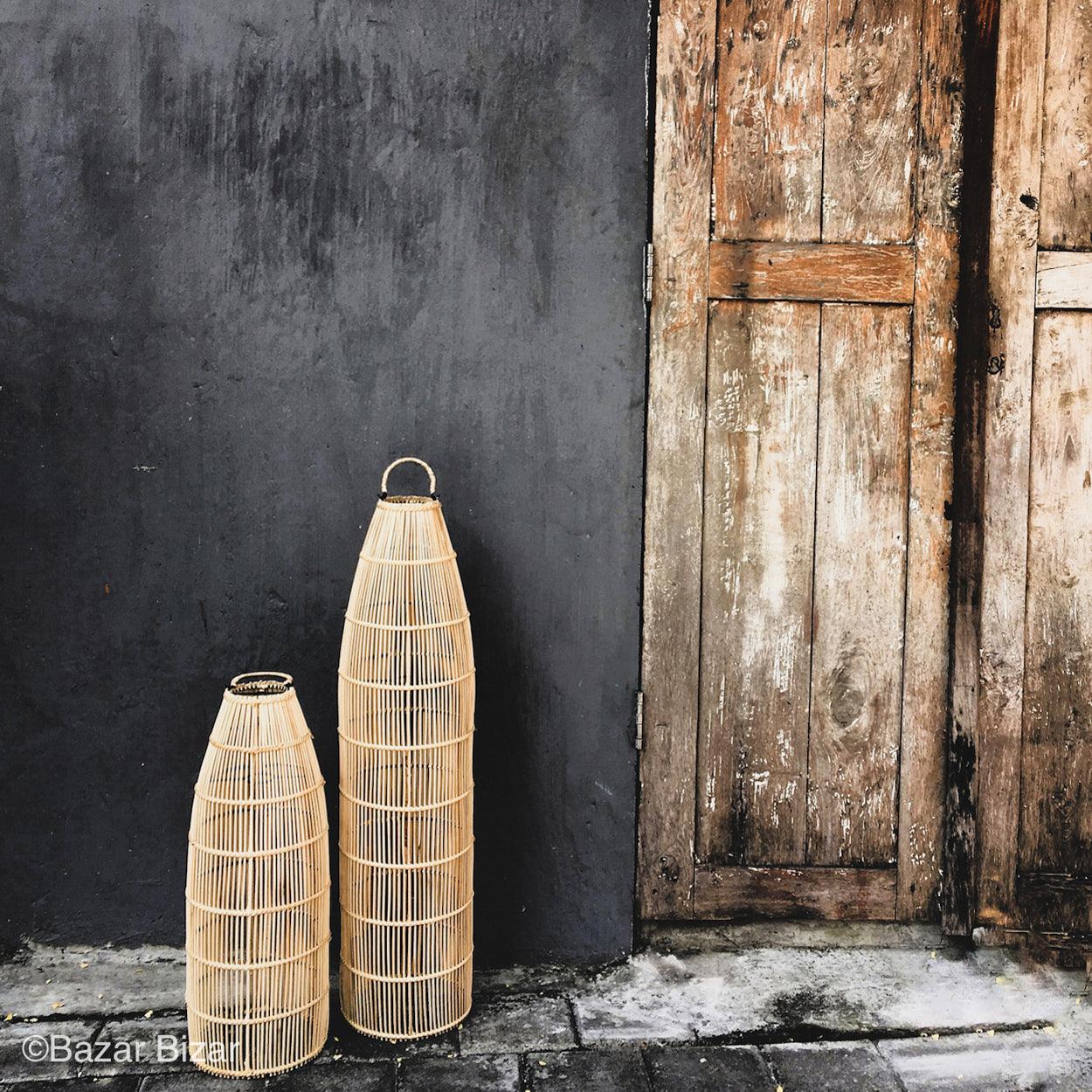 De Fish Trap Hanglamp - Naturel - Large , Hanglamp , Bazar Bizar , livinglovely.nl