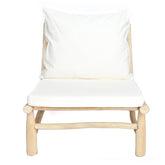 De Island Eenzit - Naturel Wit - Outdoor loungestoel - Bazar Bizar - livinglovely.nl