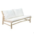 De Island Tweezitter - Naturel Wit - Outdoor bank - Bazar Bizar - livinglovely.nl