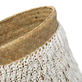 De Pandan Mand #2 - Naturel Wit , Mand , Bazar Bizar , livinglovely.nl