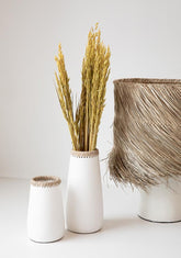 De Pandan Tafellamp - Wit Naturel , Tafellamp , Bazar Bizar , livinglovely.nl