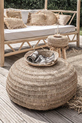 De Raffia Mand - Naturel - L , Mand , Bazar Bizar , livinglovely.nl