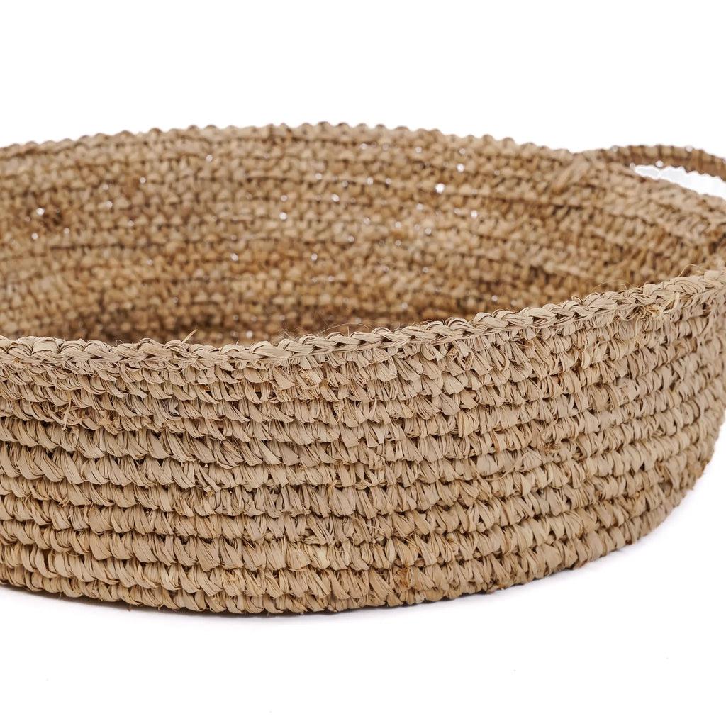 De Raffia Mand - Naturel - L , Mand , Bazar Bizar , livinglovely.nl