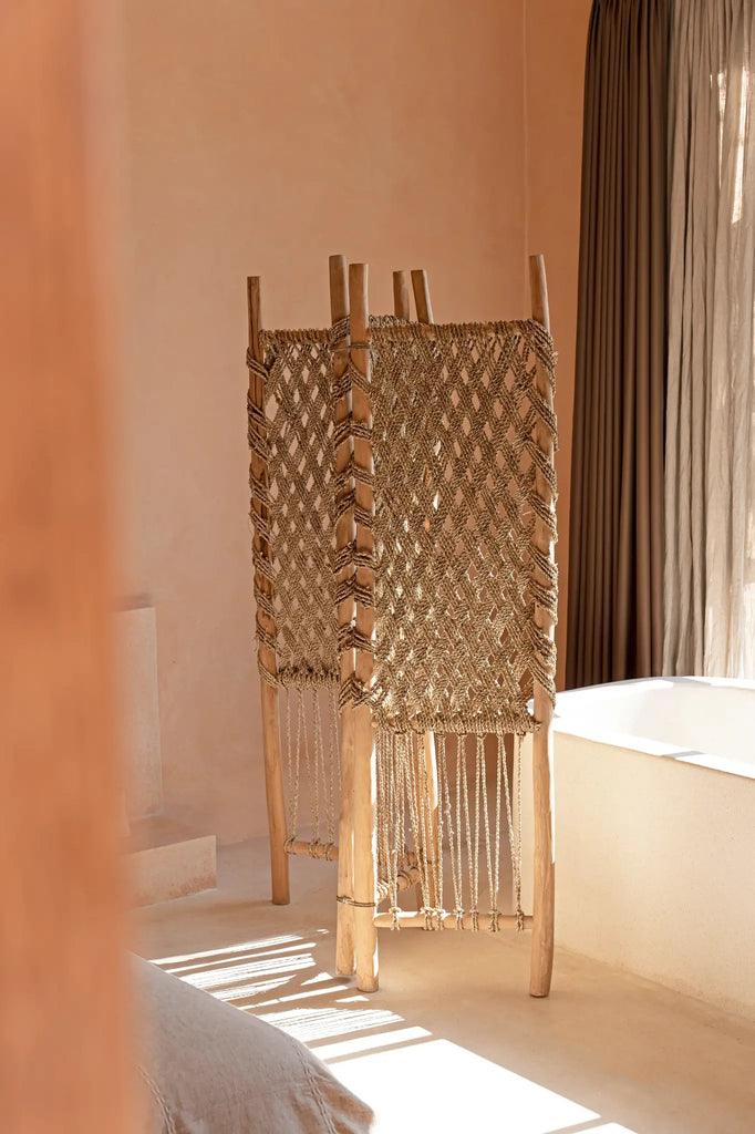 De Room Divider - Naturel , kamerscherm , Bazar Bizar , livinglovely.nl