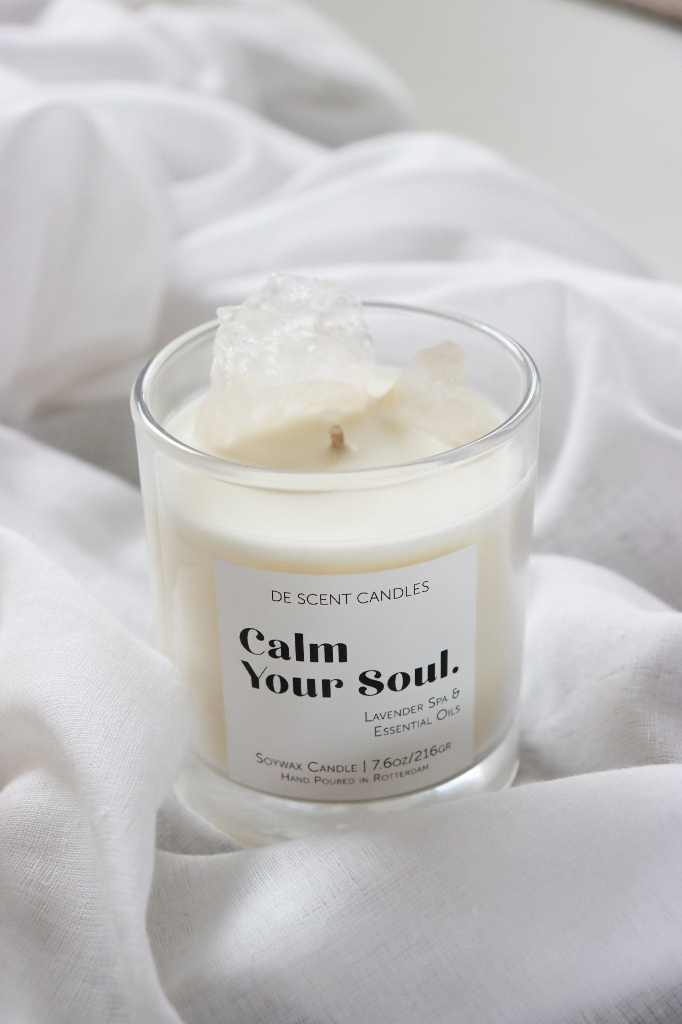 de-scent-calm-your-soul-edelstenen-geurkaars - livinglovely.nl