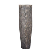 Deandra Silver Alu Sheet Pot Wavy Set van 3 PTMD - Pot - PTMD - livinglovely.nl