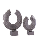 Deco Object Apolline S - 33x12x43 cm - Aluminium - Brons PTMD - Ornament - PTMD - livinglovely.nl