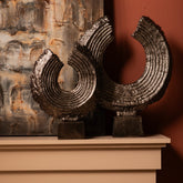 Deco Object Apolline S - 33x12x43 cm - Aluminium - Brons PTMD - Ornament - PTMD - livinglovely.nl