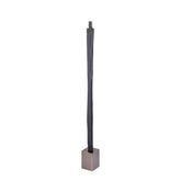 Deco Object Mathias - 15x15x175 cm - Aluminium - Zwart PTMD - Beeld - PTMD - livinglovely.nl