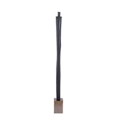 Deco Object Mathias - 15x15x175 cm - Aluminium - Zwart PTMD - Beeld - PTMD - livinglovely.nl
