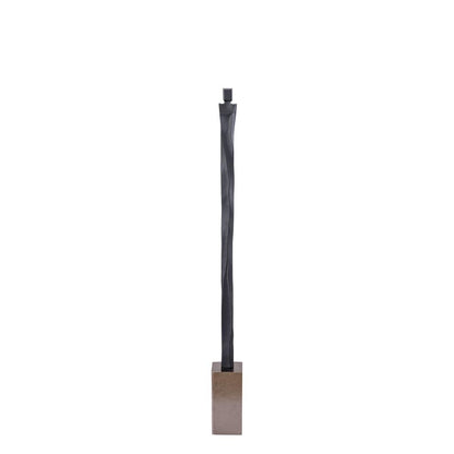 Deco Object Mathias S - 11x11x130 cm - Aluminium - Zwart PTMD - Beeld - PTMD - livinglovely.nl