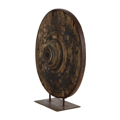 Deco Object Pompei Gerecycleerd Hout - DIA 98xH105cm - Naturel Pomax - Ornament - Pomax - livinglovely.nl