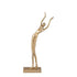 Deco Object Saaqi - 23x8x49 cm - Aluminium - Goud PTMD - Beeld - PTMD - livinglovely.nl