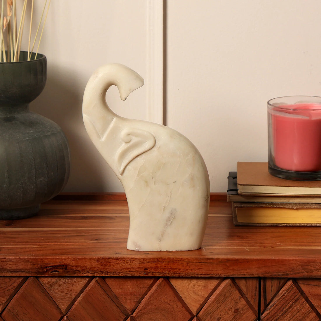 Deco Olifant Marmer ExpoBazaar - Beeld - ExpoBazaar - livinglovely.nl