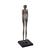 Decoratieve object Figuur Ilsee - 18x18x62 cm - Metaal - Zilver PTMD - Beeld - PTMD - livinglovely.nl