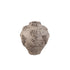 Deisy Beige Ceramic Jar Shaped Vase Rough Coral M van PTMD, beige keramische vaas op witte achtergrond