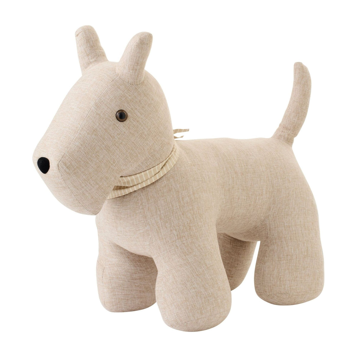Deurstop Hond met Sjaal Polyester Beige Large J-Line