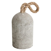 Deurstopper Beton Grijs Met Touw van Raw Materials, betonnen deurstopper in grijs met naturel touw aan de bovenkant