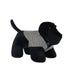 Deurstopper Hond Pied-De-Poule Polyester Zwart/Wit J-Line - Deurstopper - J-Line - livinglovely.nl