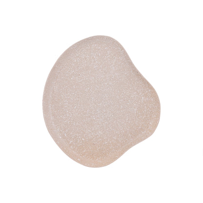 Dezia Wandpaneel Beige Mozaïek Small van PTMD, vooraanzicht van het ijzeren wandpaneel met beige mozaïek op wit
