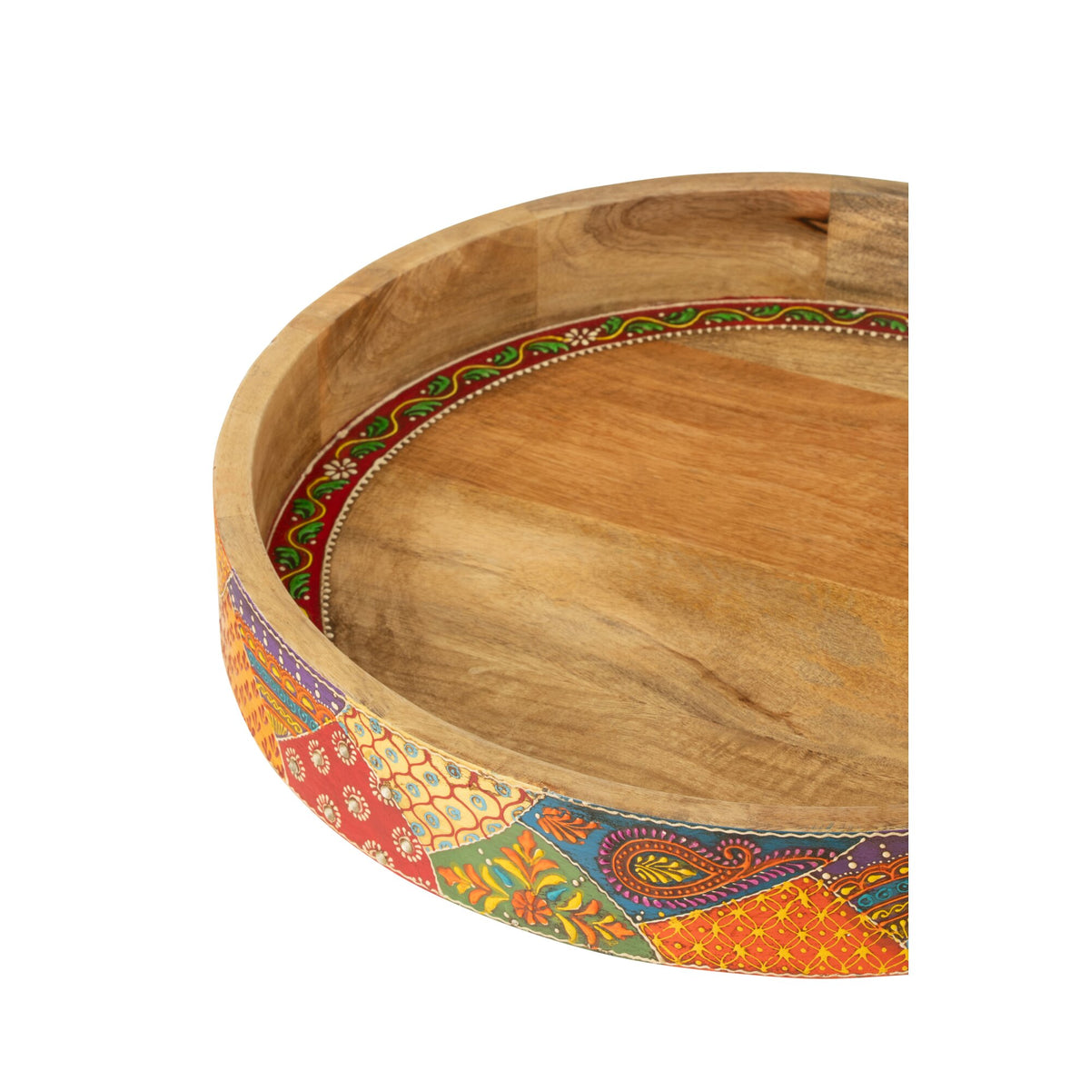 Dienbladen Delhi Mango Hout Mix Set van 2 J-Line