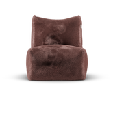 Poederroze Doodle Junior Lounge Seat van Laui Lounge van voren, met zitting van 68 bij 68 centimeter