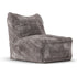 Doodle Lounge SeatXL Taupe van Laui Lounge, grijsbruine loungestoel van zachte furry stof