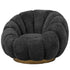 Draaibare Fauteuil Daisy Anthracite Euphoria PTMD - Fauteuil - PTMD - livinglovely.nl