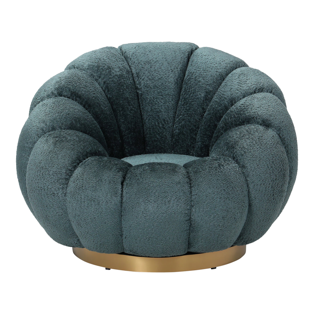Draaibare Fauteuil Teal Anthracite Euphoria PTMD - Fauteuil - PTMD - livinglovely.nl