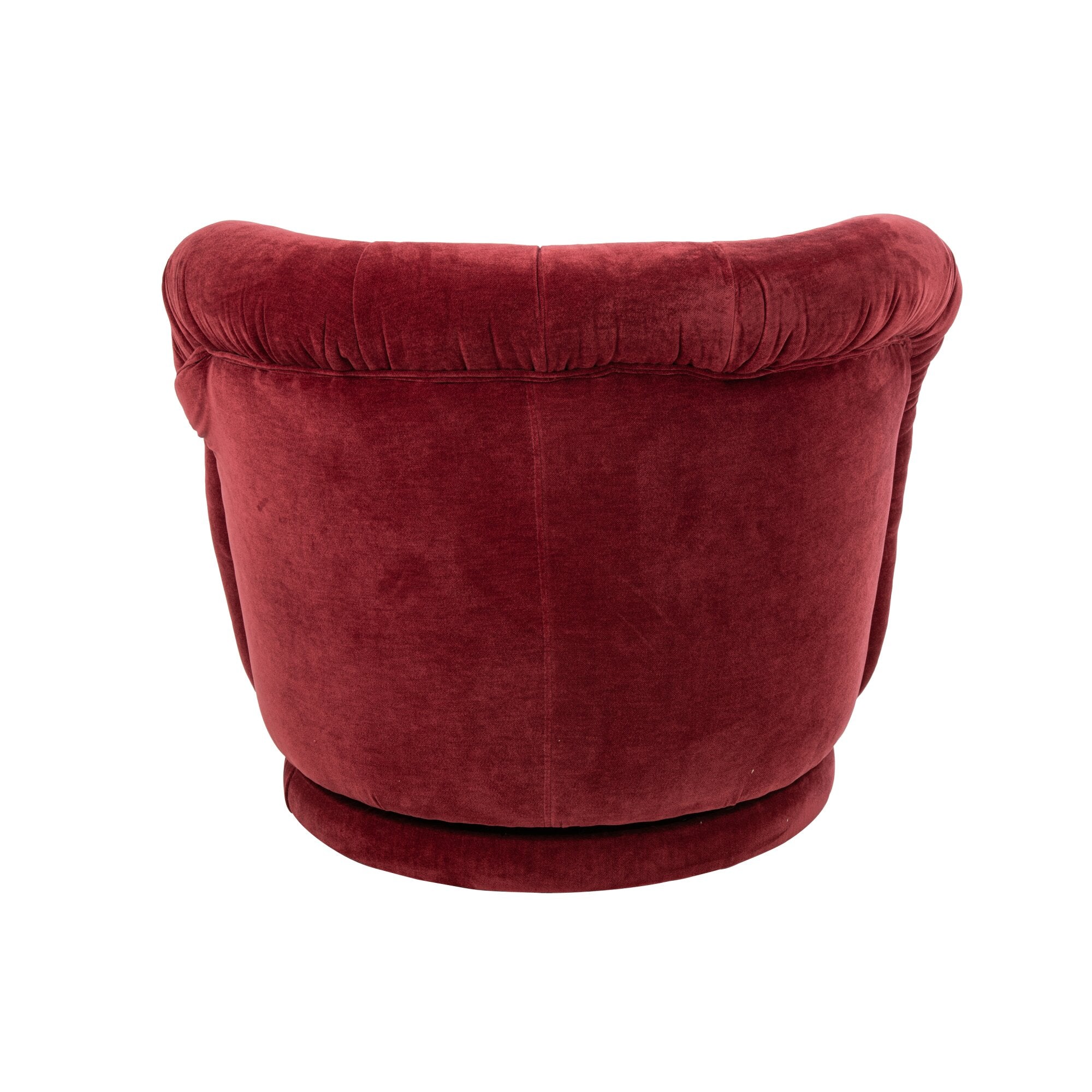Draaifauteuil Plywood/Stof Bordeaux J-Line