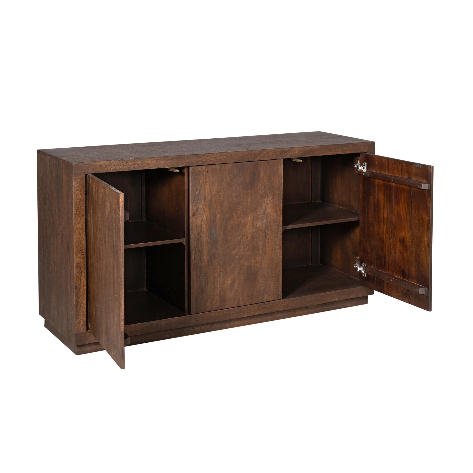 Dressoir Brussel Bruin 150cm van Starfurn, 80 cm hoog en 45 cm diep