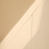 Dressoir Brussel Zand 200cm van Starfurn van opzij gezien, 45 cm diep en 80 cm hoog