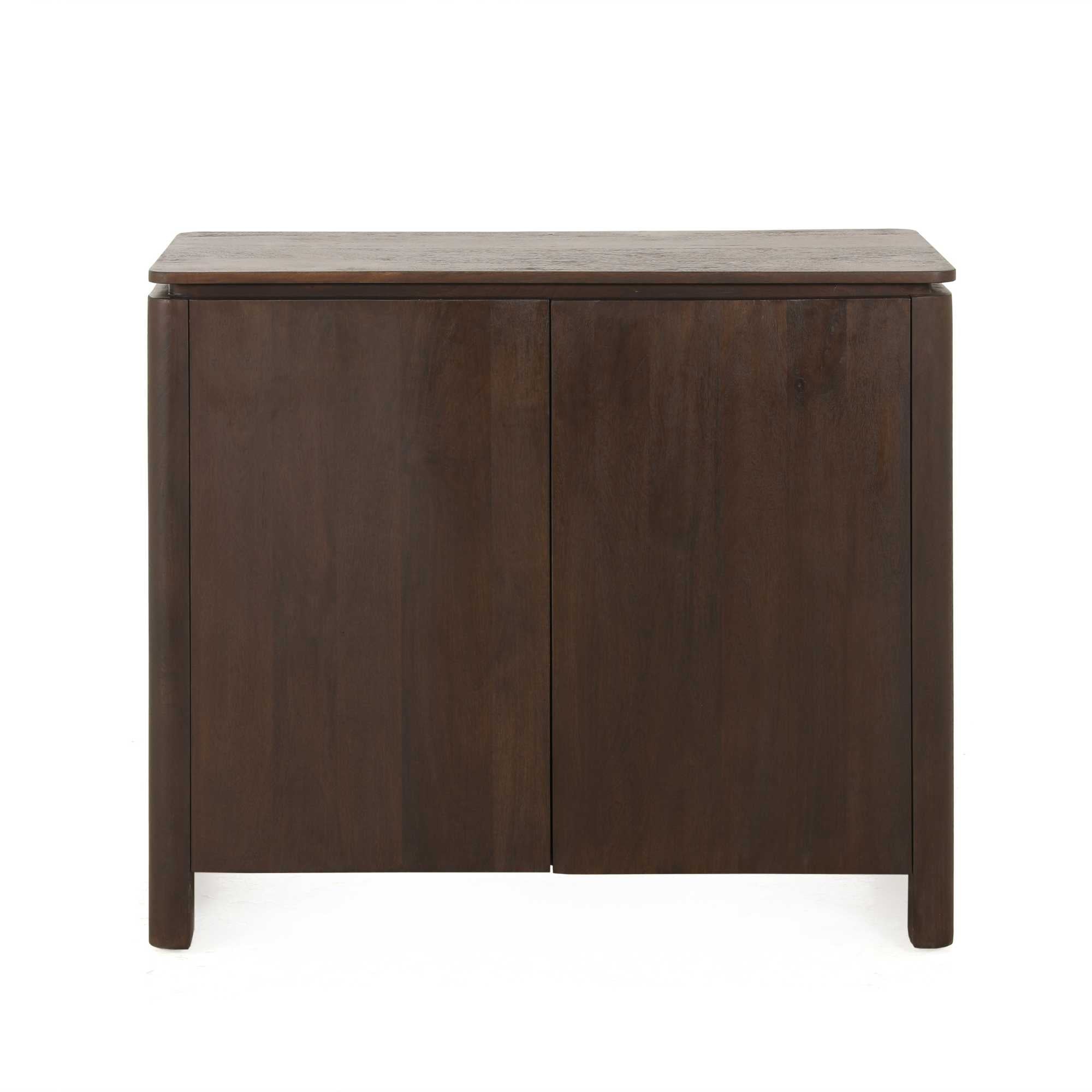 Dressoir Dallas van mangohout in bruin, opbergmeubel uit de Dallas serie
