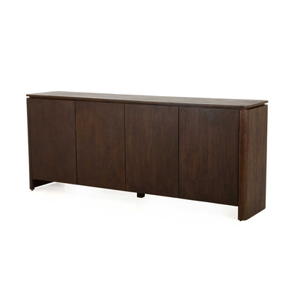 Groot dressoir Dallas van bruin mangohout uit de Dallas Bruin woonserie