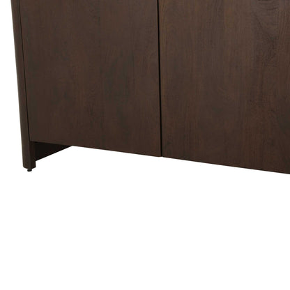 Bruin mangohouten dressoir Dallas van Starfurn, stoer en tijdloos ontwerp