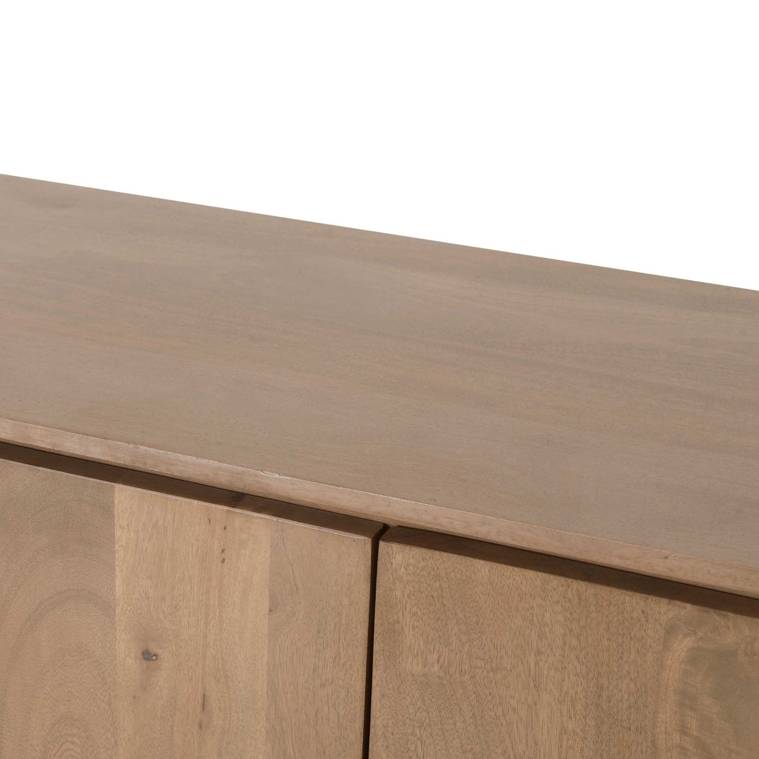 Royaal bovenblad van het Dressoir Dallas Mangohout Naturel van Starfurn