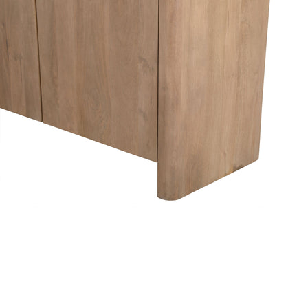Lang bovenblad van het Dressoir Dallas Mangohout Naturel 210cm van Starfurn
