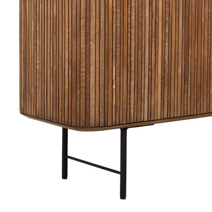 Dressoir Lagoon 4-deurs van DTP Home schuin van opzij gezien