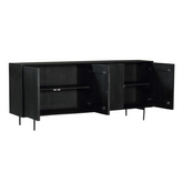 Bovenblad van mangohout van het Dressoir Madison 210cm van Starfurn in detail