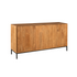 Massief mangohouten bovenblad van het Madison dressoir in naturel
