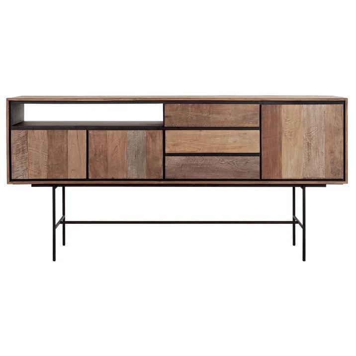 Dressoir Metropole gerecycled teakhout naturel 200cm DTP Home