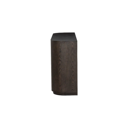 Dressoir Novero espresso 170cm zijaanzicht