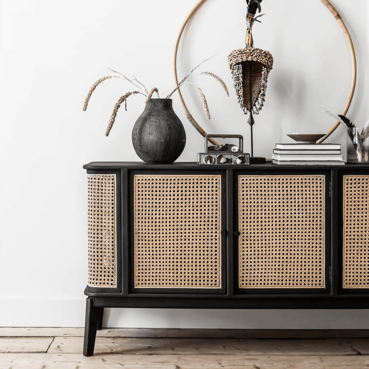 Raffles dressoir met open deuren en legplank MUST Living