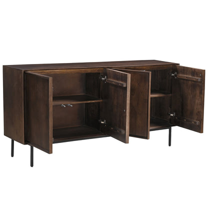 Ravenstein dressoir van Livingfurn in Chestnut, 180cm breed